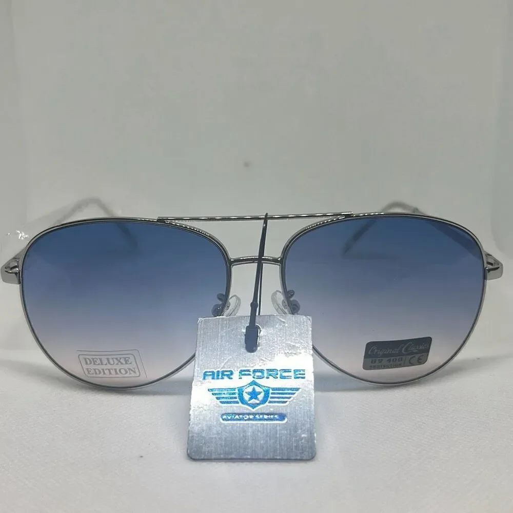 Air Force Unisex Aviator Ocean Lens Sunglasses